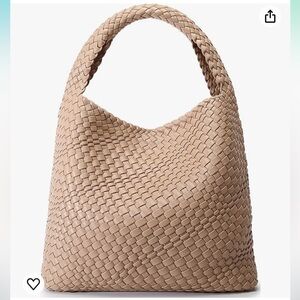 Fashion Woven Top Handle Soft Shoulder Hobo Tote Bag-Brand New w/ Tags!